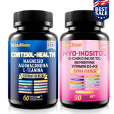 WindBoss.Cortisol-Support & Myo-Inositol Multivitamin Combo | Extra Strength All-in-One Supplement-1 pc