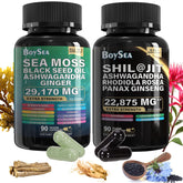 BOYSEA®Sea Moss and Shilajit Bundle 90 Count