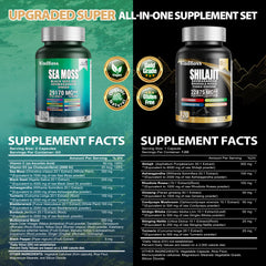 WINDBOSS® Sea Moss and Shilajit Bundle