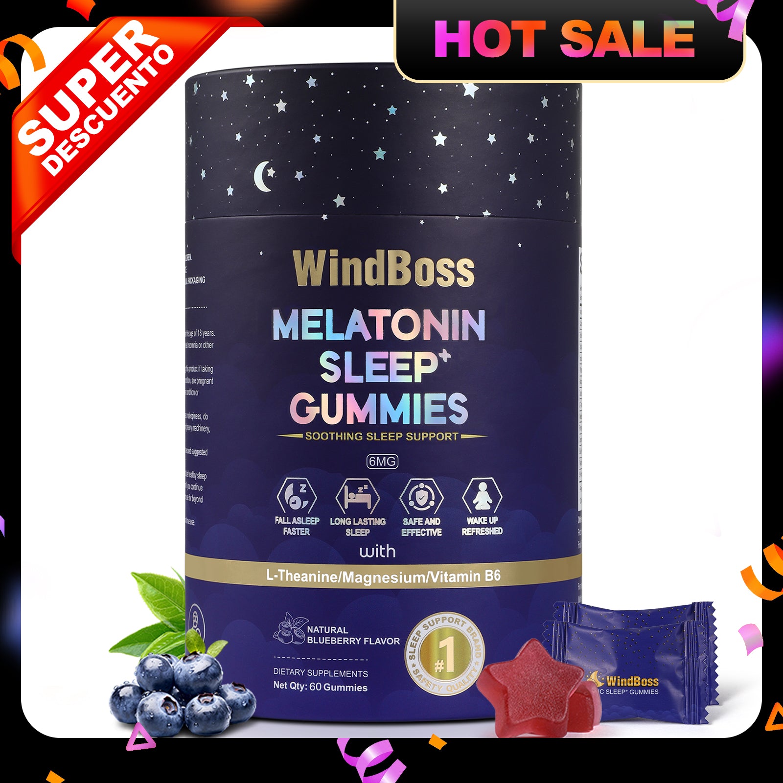 WINDBOSS® Sleeping gummies