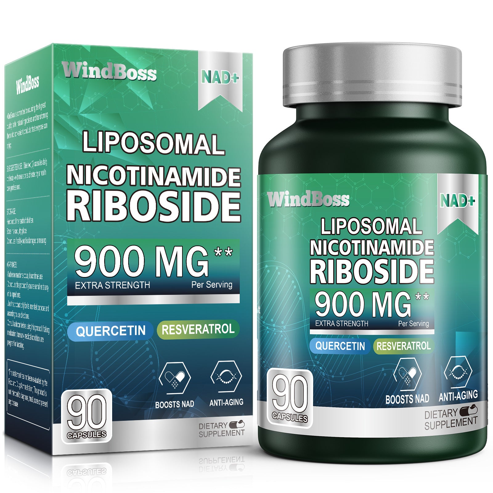 WINDBOSS® 90 Capsules NAD+