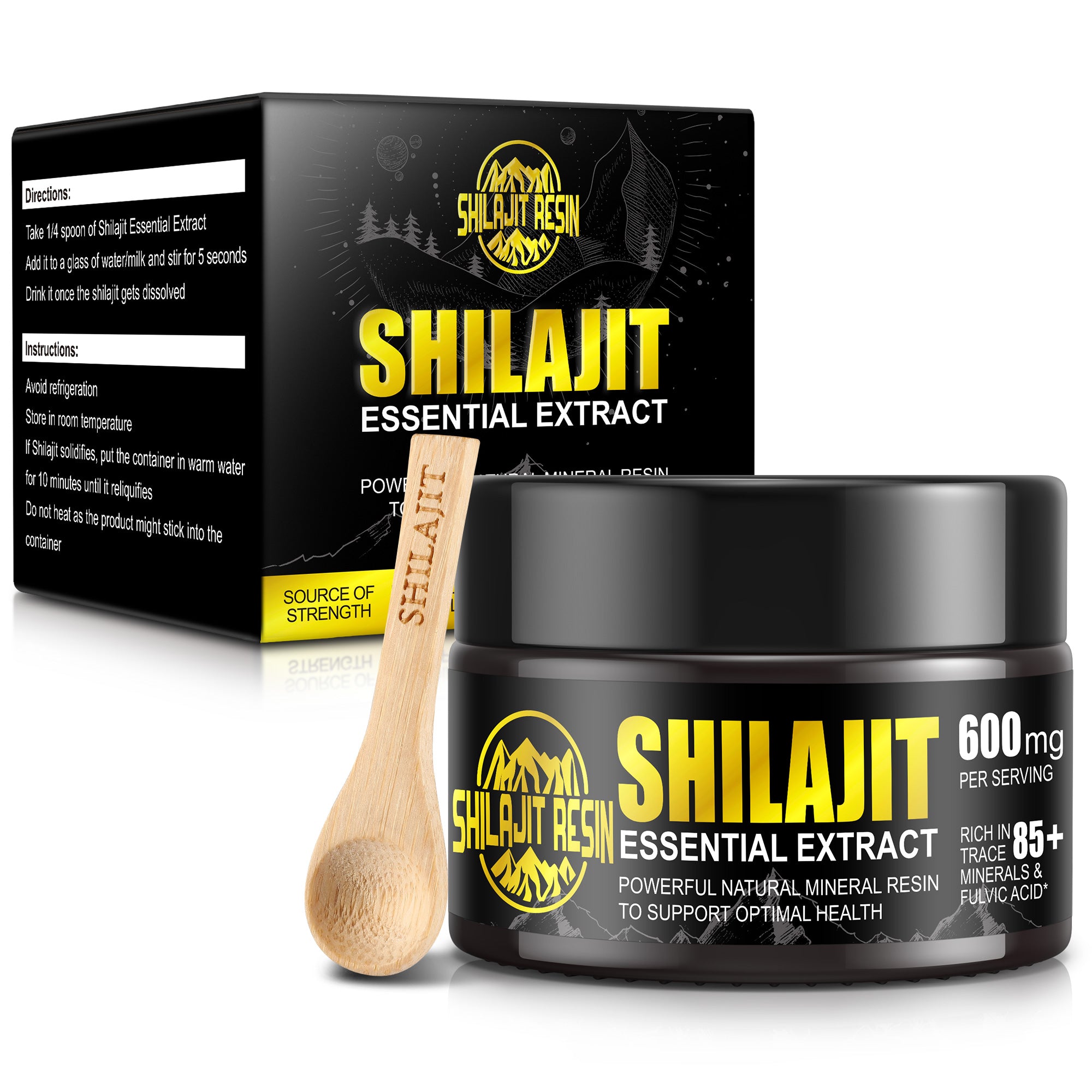 BOYSEA® Shilajit Pure Himalayan Organic Shilajit Resin