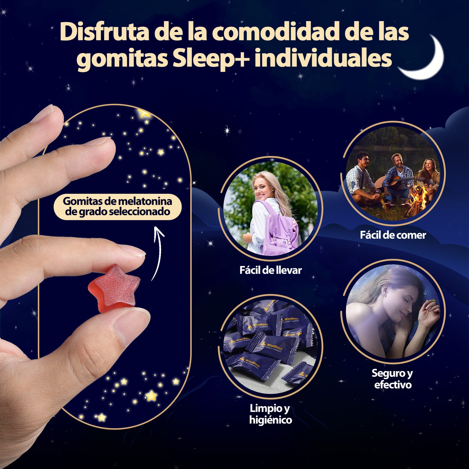 WINDBOSS® Sleeping gummies