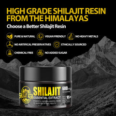 BOYSEA® Shilajit Pure Himalayan Organic Shilajit Resin