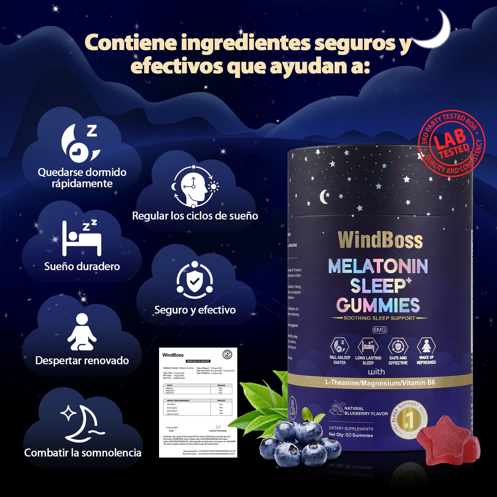 WINDBOSS® Sleeping gummies