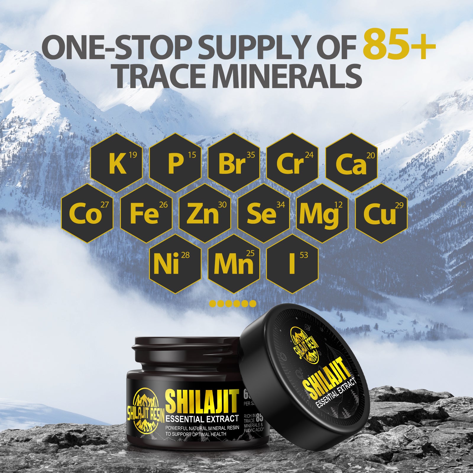 BOYSEA® Shilajit Pure Himalayan Organic Shilajit Resin