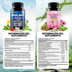 WindBoss.Cortisol-Support & Myo-Inositol Multivitamin Combo | Extra Strength All-in-One Supplement-1 pc